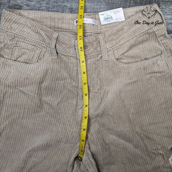 SO Juniors High Rise Straight Corduroy Pants Size 11 - Picture 4 of 6